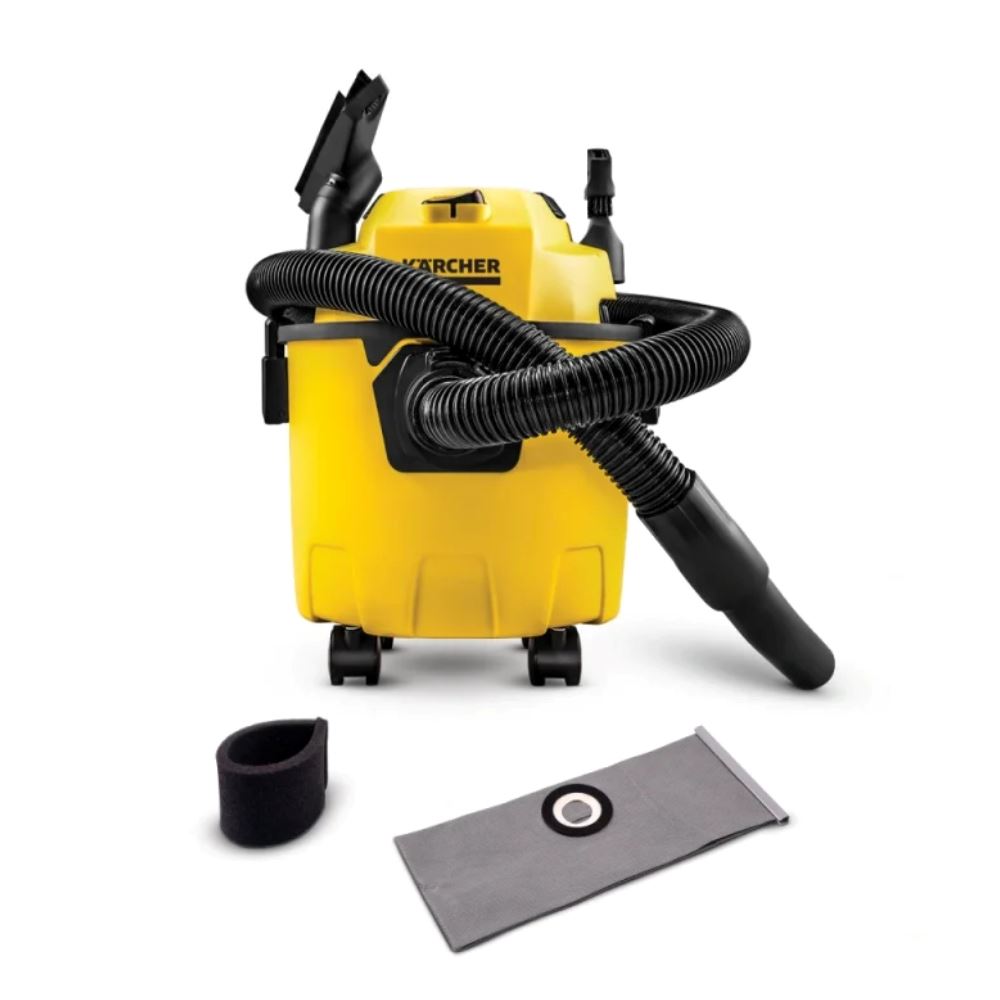 Aspiradora de polvo y agua WDL1 Black 1000W 10L Karcher
